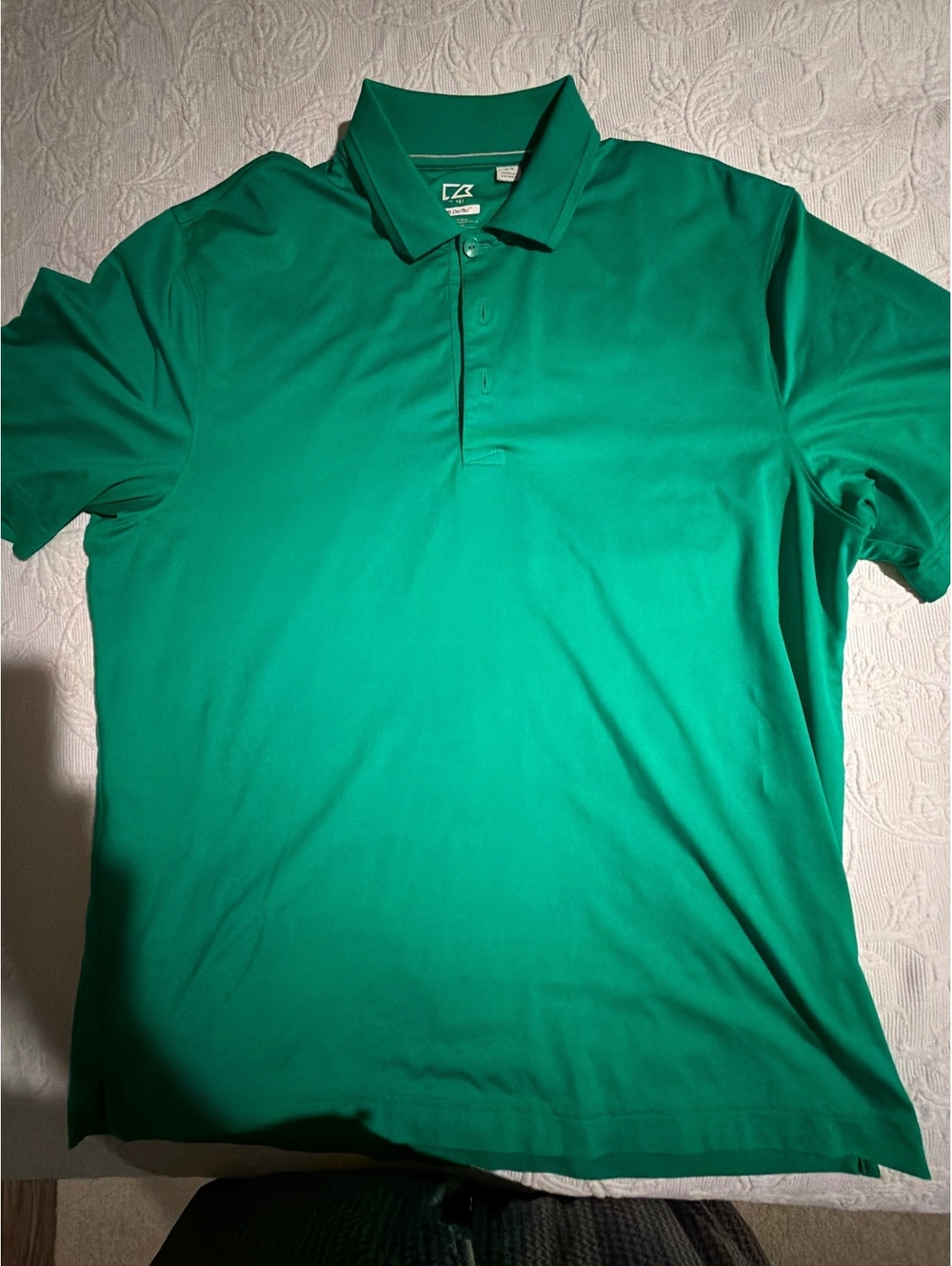 CB DryTec Green Polo Shirt Size L/G